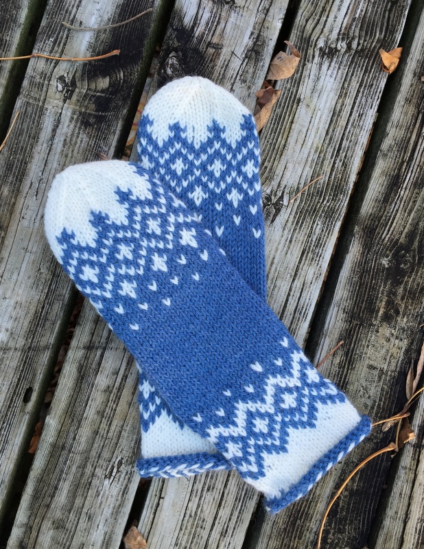 Easy Fair Isle Mitts