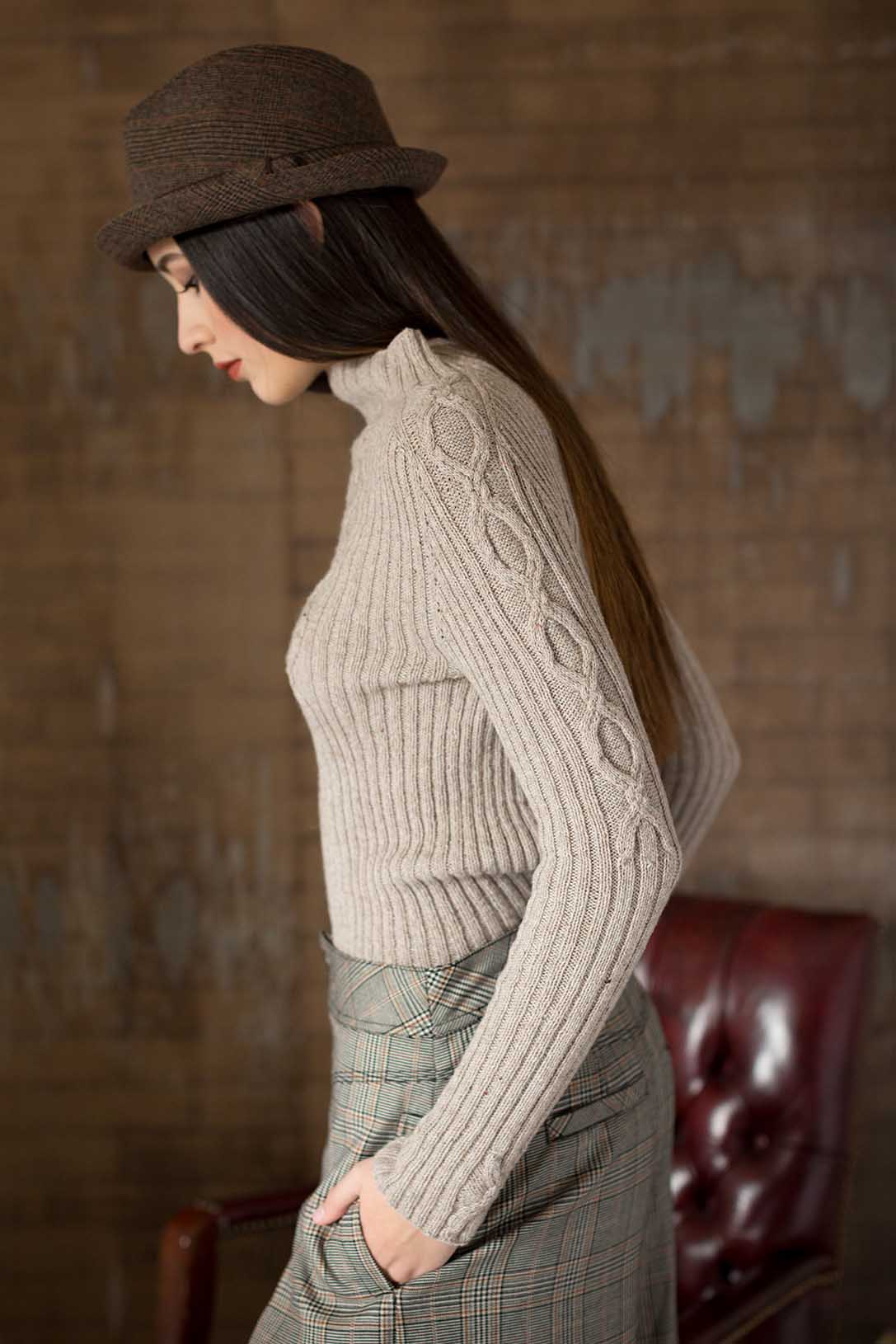 Wendell Street cabled pullover